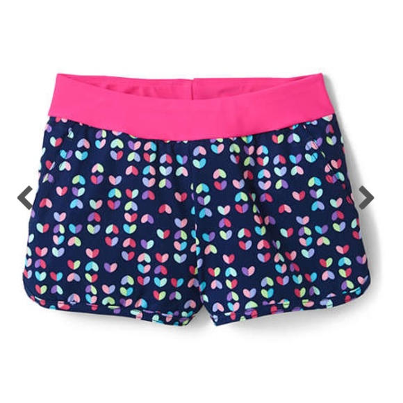 lands end girls swim shorts